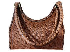 Sling Leather Bag  Tan Colour