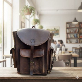 34×29×16 Cm Leather School Bags