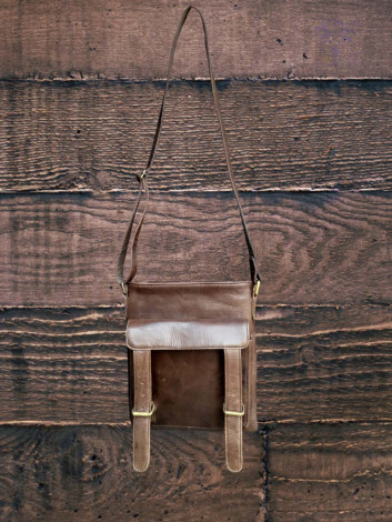 Girl Side  bag Brown 27×25 cm