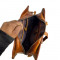 32×24×8 Cm Brown Ladies Leather Hand Bag