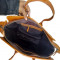 32×24×8 Cm Brown Ladies Leather Hand Bag
