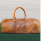 Leather Duffle Bag Tan Color