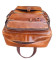 Celtic Premium Export Quality Tan Leather Backpack with Multi Zip Pockets Tan Colour