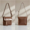 27×25 Cm Brown Sling Leather Bag