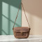 23×21×9.5 Cm Sling Leather Bag
